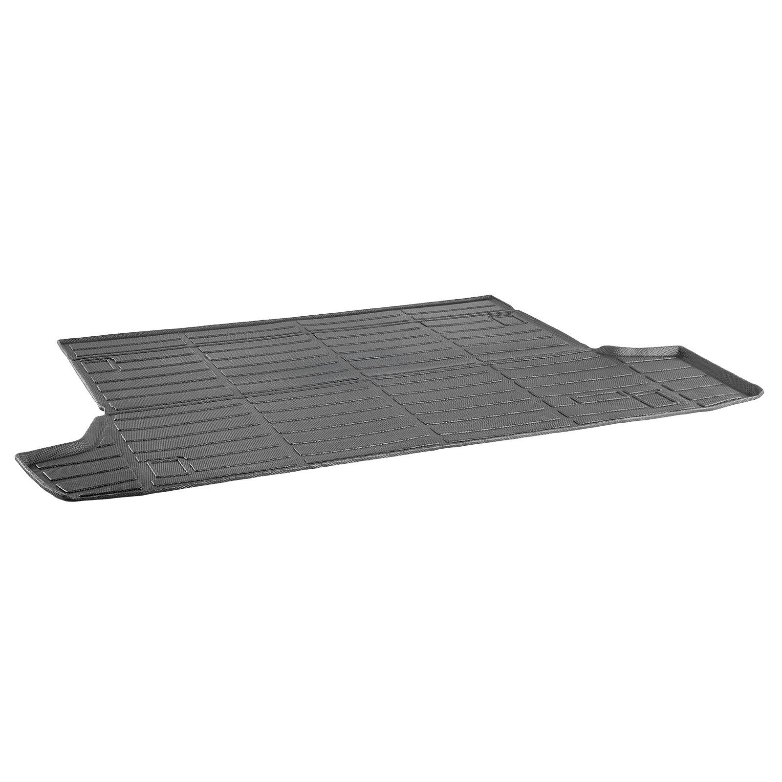 VEVOR Cargo Mat Compatible with Toyota 4Runner 7 Seater 2010-2024 without Sliding Tray, Precise Fit Trunk Mat for SUVs, TPE Trunk Protector Replacement, Black (1PCS)