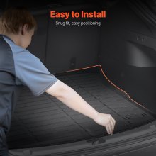 VEVOR Cargo Mat All Weather TPE Custom Fit for Tesla Model Y 2020-2024 SUV