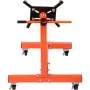 Suporte de motor VEVOR, suporte de motor giratório de 1500 lbs (3/4 toneladas) com cabeça ajustável em 360 graus, carrinho de elevação de motor dobrável em ferro fundido, 5 rodízios, 4 braços ajustáveis, para manutenção de veículos