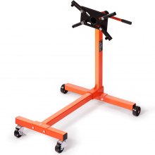 VEVOR Engine Stand, 340 kg Rotating Engine Motor Stand with 360 Degree Adjustable Head, Cast Iron Motor Hoist Dolly, 4-Caster, 4 Adjustable Arms, for Vehicle Maintenance, Auto Repair