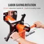 VEVOR Engine Stand, 1300 LBS Rotating Engine Stand with 360 Degree Adjustable Head, Steel Engine Block Stand with Tray, 4-Caster, 4 Adjustable Arms, for Vehicle Maintenance