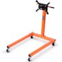 VEVOR Engine Stand, 1300LBS Rotating Engine Stand with 360 Degree Adjustable Head, Steel Engine Block Stand with Tray, 4-Caster, 4 Adjustable Arms, for Vehicle Maintenance