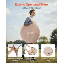 VEVOR Pop up Sports Tent 47x47 in Outdoor Clear Bubble Tent Weather Proof Pod