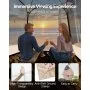 VEVOR Pop up Sports Tent, 63x63 in Clear Bubble Tent for 2-4 Persons, Waterproof Outdoor Pod with Floor Mat & Top Cover, Garden Igloo Dome Tents Camping Shelter for Events Fishing Cheering