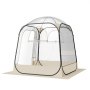 VEVOR Pop up Sports Tent, 1.6x1.6 m Clear Bubble Tent for 2-4 Persons, Waterproof Outdoor Pod with Floor Mat & Top Cover, Garden Igloo Dome Tents Camping Shelter for Events Fishing Cheering