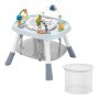 VEVOR Baby Activity Center Interaktivt lekesenterbord med Leker Musikksanger