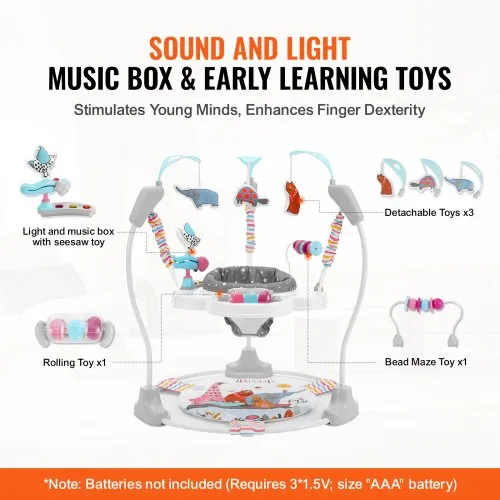 VEVOR Baby Bouncer, Baby Activity Center 360° Rotation