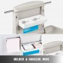 VEVOR Horizontal Baby Changing Table Wall-mounted Baby Diaper Changing Station Vertical Fold Down Baby Changing Table