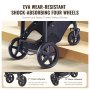 VEVOR Stroller Travel System With Bassinet Playard Baby Combo Set Dark Gray