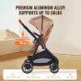 Sistem de călătorie pentru cărucior VEVOR Cu Scaun Auto Playard Baby Set Combo Maro Maro