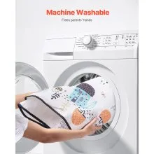 VEVOR Baby Play Gym Mat, Tummy Time Mat with 6 Detachable Sensory Toys, 41.7" x 41.7" Large-Sized Baby Newborn Activity Mat with Fold-up Sides & Soft Fabric for Sensory and Motor Skill Development