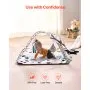 VEVOR Baby Play Gym Mat, Tummy Time Mat with 6 Sensory Toys, Baby Activity Mat with 2 Touch Balls & Soft Fabric for Sensory & Motor Skill Development, Baby Essential Gift for 0-18 Month Newborn Infant