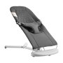 VEVOR Baby Bouncer, Folding Bouncer Seat for Babies 0-9 Months, Newborn Bouncer Chair with 2 Reclining Angles & 3-Point Harness, Portable Infant Rocker with Carrying Bag for Indoor Outdoor, Dark Gray