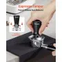 VEVOR Espresso Tamper 51mm, Spring Loaded Coffee Tamper, 30 lbs Tamper Tool Espresso, Stainless Tamper with Non-Slip Grip