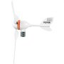 VEVOR wind turbine generator with white blades and orange accent.