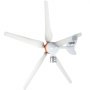 VEVOR wind turbine generator with five white blades and compact design.