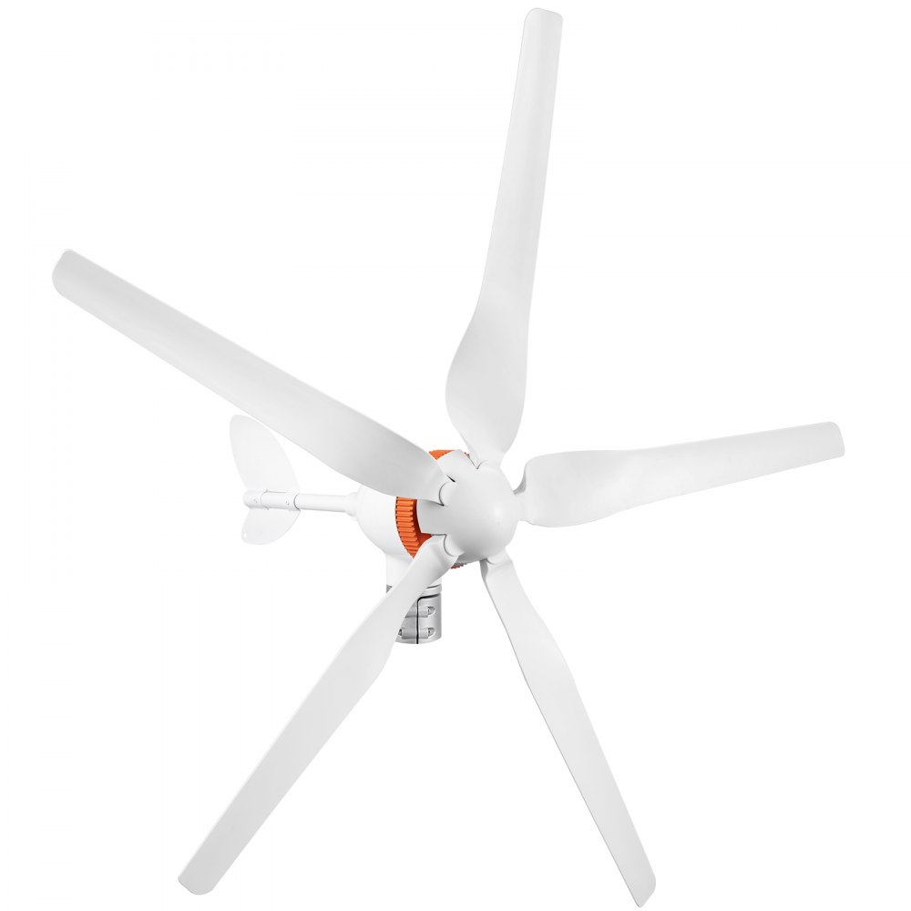 Generátor větrné turbíny VEVOR, sada větrné turbíny 12V/AC, větrný generátor 300W s MPPT ovladačem 5 lopatek s automatickým nastavením směru větru Vhodné pro terasy, námořní lodě, obytné vozy, chaty, čluny