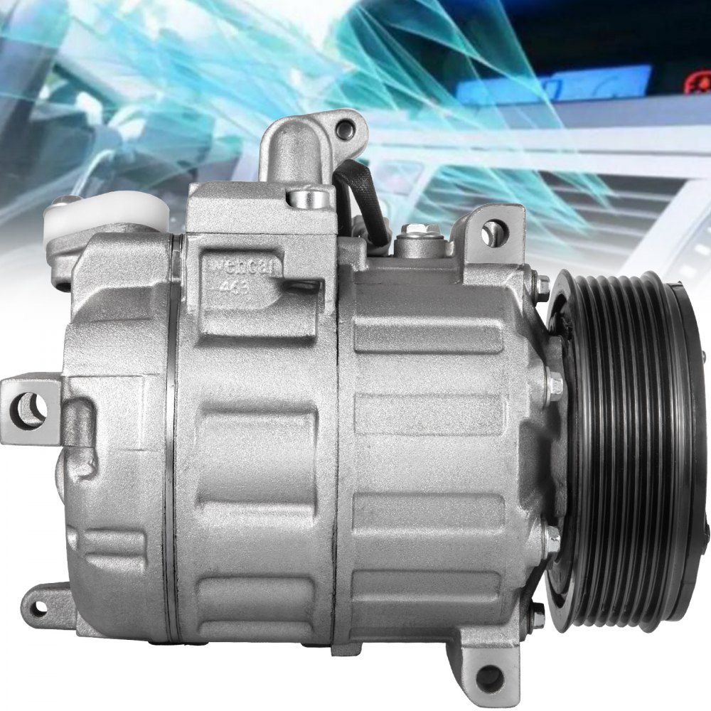 VEVOR A/C Compressor W/ Clutch AC Conditioning Compressor for Infiniti EX35 G35 M35 3.5L 3.7L 2008-2010