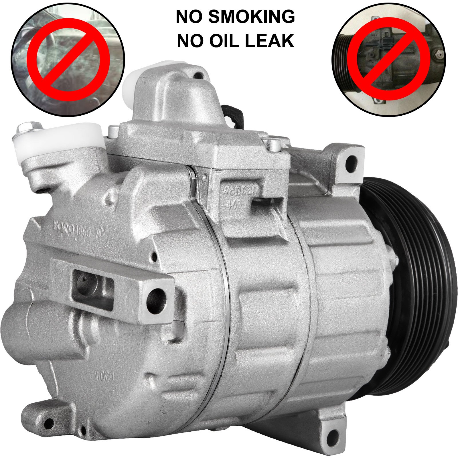 VEVOR A/C Compressor W/ Clutch AC Conditioning Compressor for Infiniti EX35 G35 M35 3.5L 3.7L 2008-2010