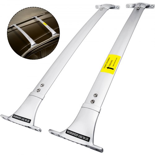 VEVOR Roof Rack Cross Bar Aluminum Cross Bars Baggage Luggage Roof for Infiniti QX80 2014 2015 2016 2017 2018 with Max Load of 100LB