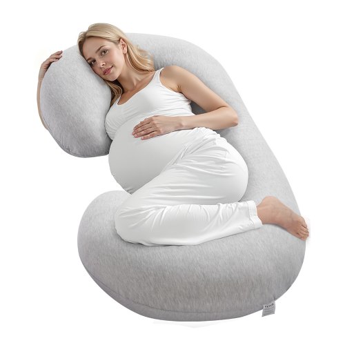VEVOR Pregnancy Pillow, C-Shaped Full Body Maternity Pillow for