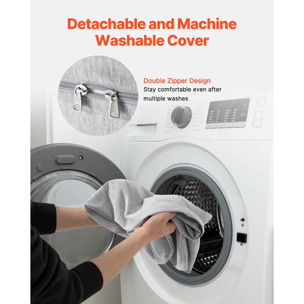 VEVOR Pregnancy Pillow, U-Shaped Full Body Maternity Pillow for Pregnant Women, Soft and Breathable Pregnant Support Pillows with Removable & Washable Cover, Perfect for Back, Belly, Hip, Legs Relief