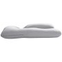 Almohada de embarazo VEVOR, almohada de maternidad de cuerpo completo en forma de U para embarazadas, almohadas de apoyo suaves y transpirables con funda extraíble y lavable, perfecta para aliviar la espalda, el abdomen, la cadera y las piernas.