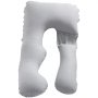 Almohada de embarazo VEVOR, almohada de maternidad de cuerpo completo en forma de U para embarazadas, almohadas de apoyo suaves y transpirables con funda extraíble y lavable, perfecta para aliviar la espalda, el abdomen, la cadera y las piernas.