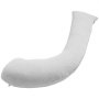 VEVOR Pregnancy Pillows, L-Shaped Maternity Pillow for Pregnant Women, Soft & Breathable Pregnancy Body Pillow with Washable Jersey Cover for Head Neck Belly Leg Support, Light Gray
