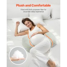 Pregnancy Wedge Pillow W-Shaped Pregnant Maternity Pillow Soft and Breathable