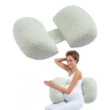 Pregnancy Wedge Pillow W-Shaped Pregnant Maternity Pillow Soft and Breathable