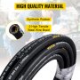 Hydraulic Hose SAE 3/8" Coiled Hydraulic Hose 50 ft R2 steel wire W.P. PSI5000