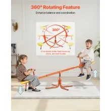 Balancín infantil VEVOR de 100 lb con capacidad y giro de 360 grados