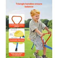VEVOR 2-4 Kids Seesaw 110 lbs Capacity 360 Degrees Rotating Teeter Totter Age 3+
