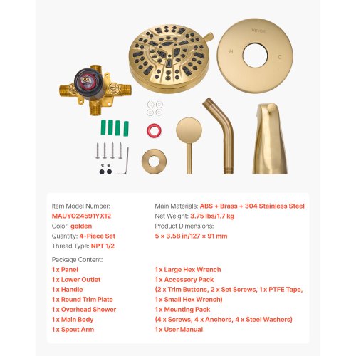 Black Oil Rubbed Bronze Bathroom Rainfall Shower Faucet Set Tub Mixer - View #13