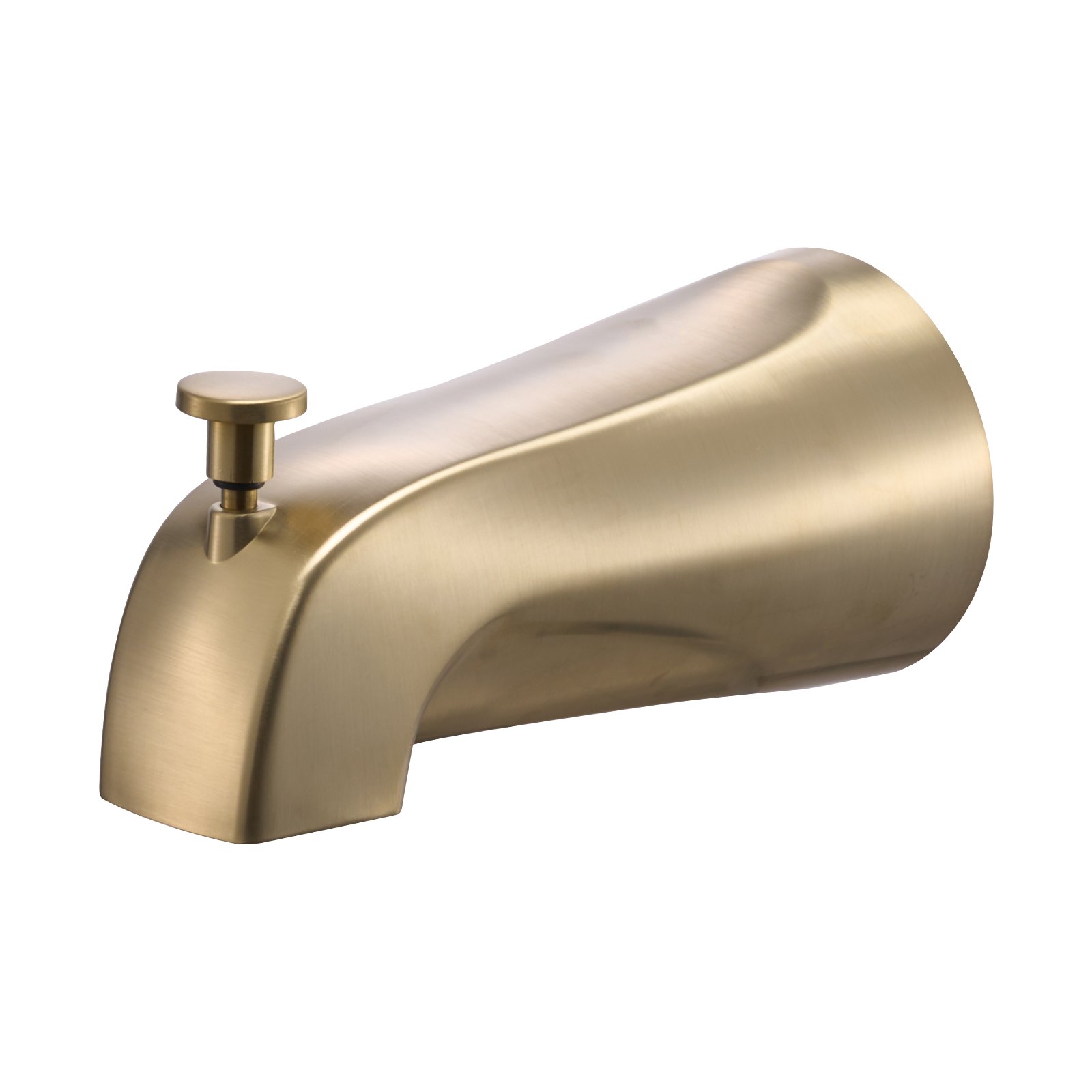 VEVOR Tub and Shower Faucet Set, Complete with 127 mm Rainfall Shower Head and Bathtub Spout, 8-Setting Adjustable Spray, Single-Handle Tub Trim Kit with Brass Pressure Balancing Valve, Gold Finish