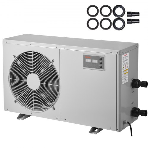 VEVOR Aquarium Chiller 500 Gallon, 1-1/2 HP Water Chiller for Hydroponics, Fast Cooling for Fish Tank,Axolotl,Coral Reef,Quiet Refrigeration Compressor, Titanium Evaporator,Complete Fittings