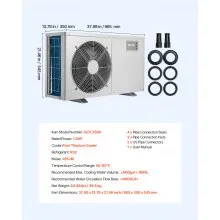 Aquarium Chiller 500 Gallon 1-1/2 HP Water Chiller Hydroponics Fish Tank