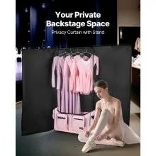 29 Inch Dance Bag with Garment Rack Rolling Duffle with Privacy Curtain Pink