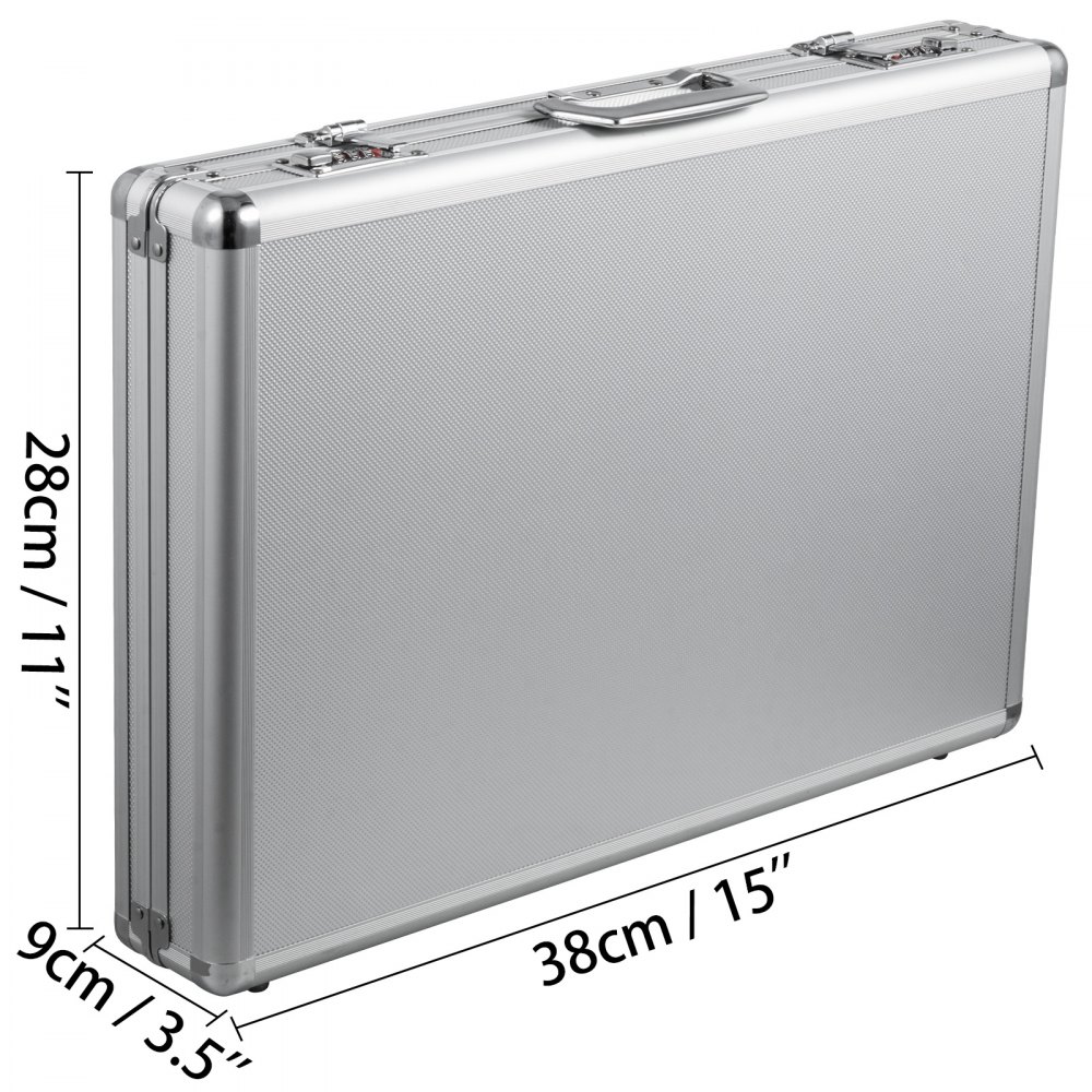 VEVOR 104pcs Trial Lens Metal Optical Trial Lens Set Optometry Lens Optometry Box Trial Lens Equipment Eye Protection Accessories Ophthalmic Trial Case Lenses with Aluminum Storage Case