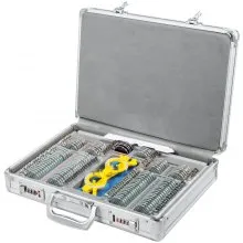 Kit de 104 lentes de prueba, lentes ópticas de metal, equipo de optometría, protección ocular