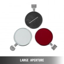 Kit de 104 lentes de prueba, lentes ópticas de metal, equipo de optometría, protección ocular