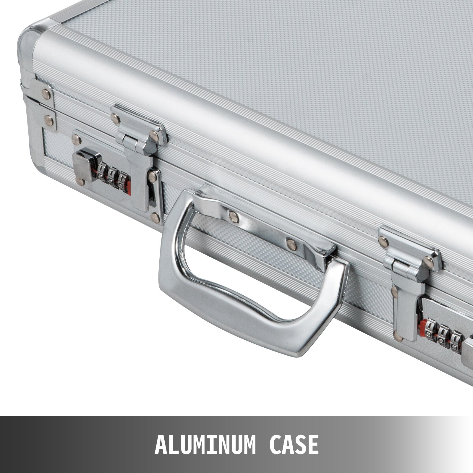 VEVOR 104pcs Trial Lens Metal Optical Trial Lens Set Optometry Lens Optometry Box Trial Lens Equipment Eye Protection Accessories Ophthalmic Trial Case Lenses with Aluminum Storage Case
