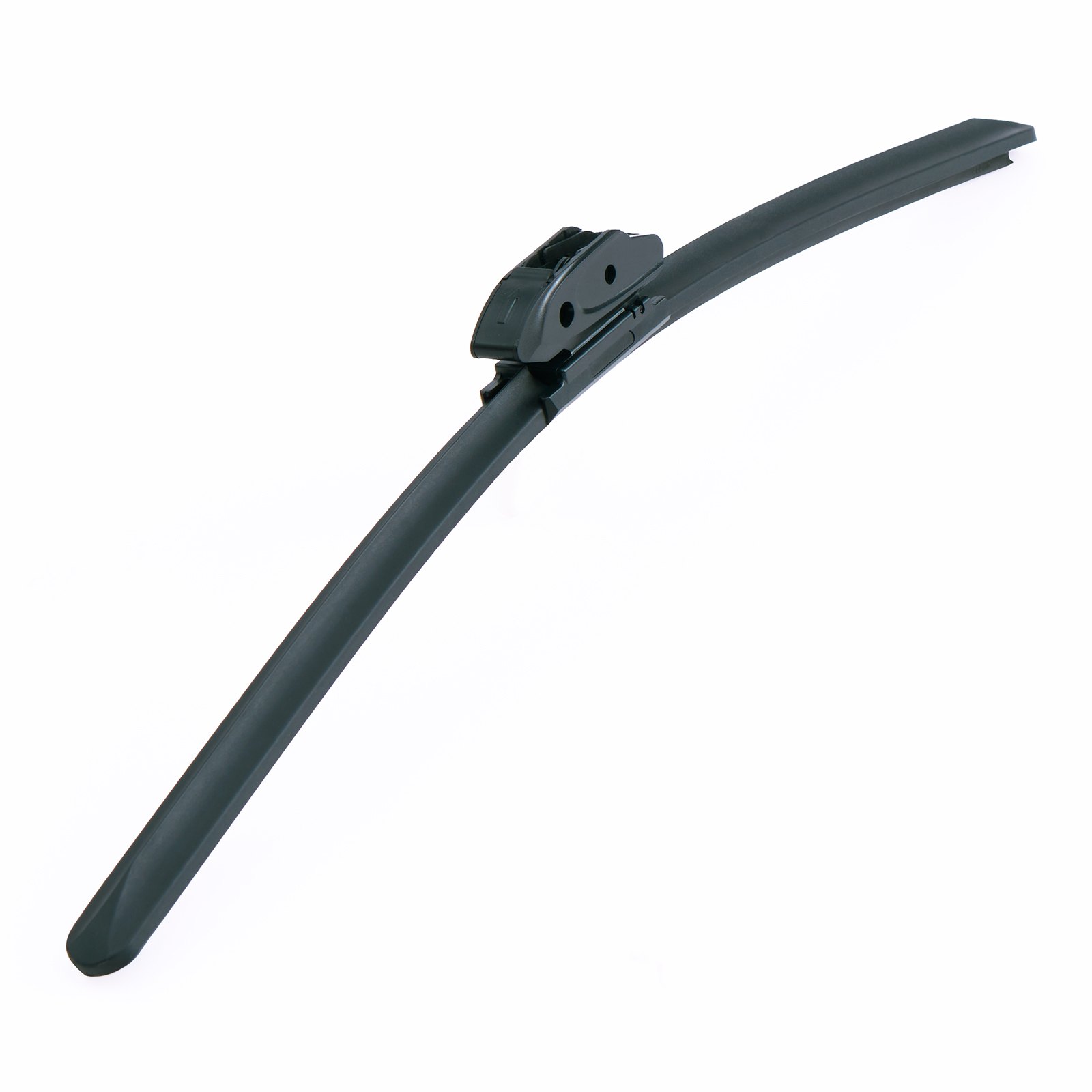 VEVOR 18" Rubber Wiper Blades, 46 cm Universal Replacement Wind Shield Wiper, Low Noise & Better Fit, with 4 Different Clips for most Car, Easy Installation