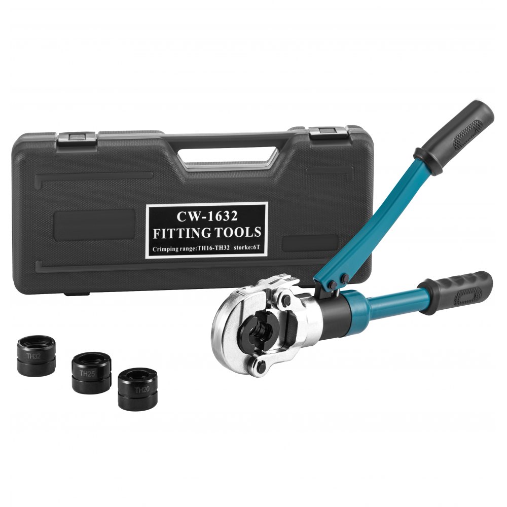 Rohr-Crimpzange Handpresse Kit + 8 Stück Werkzeug 16-32mm PEX Kalibrator  Fitting - AliExpress