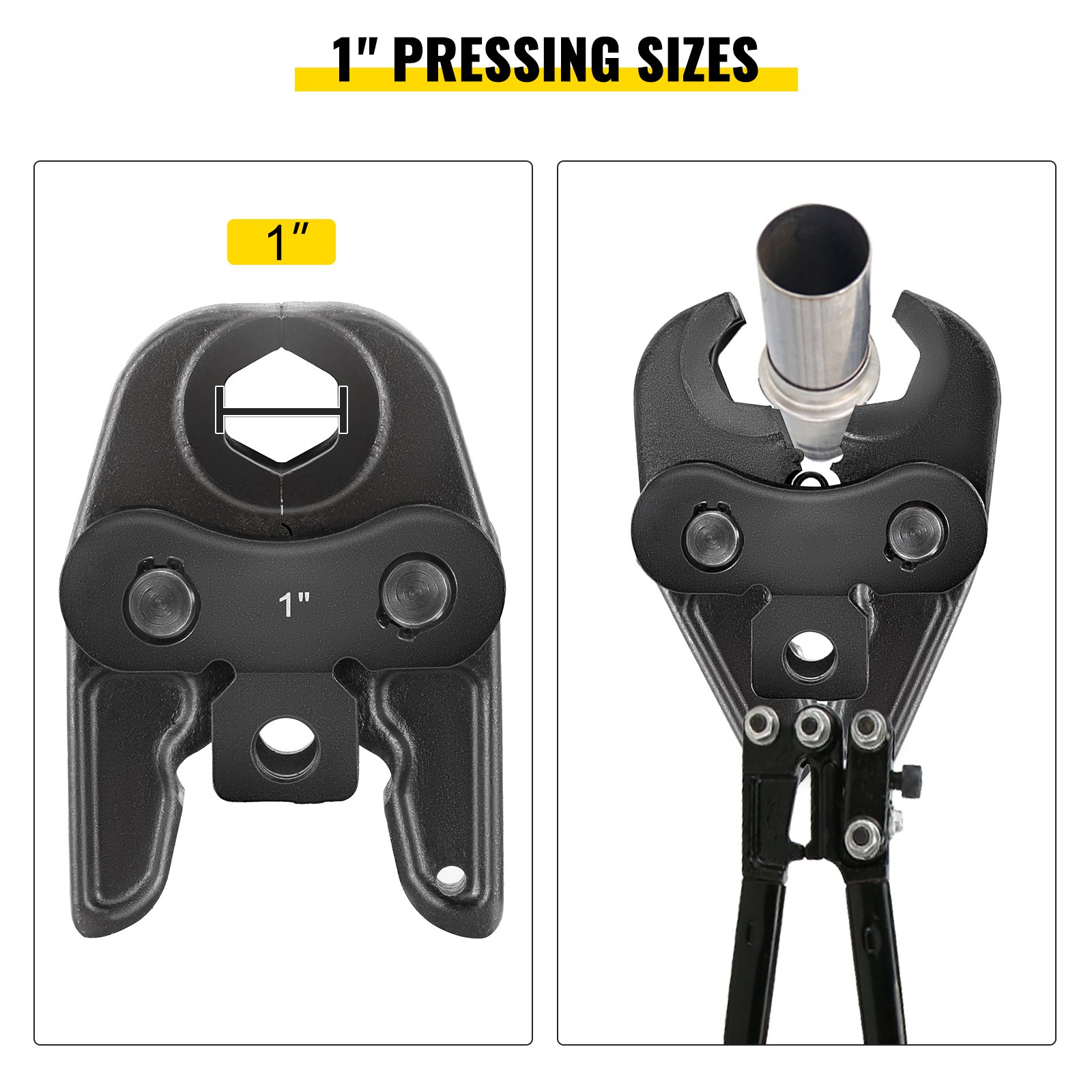 Vevor Compact Propress Jaw Tool 1″ Compact Press Jaw For Inline Press Tool