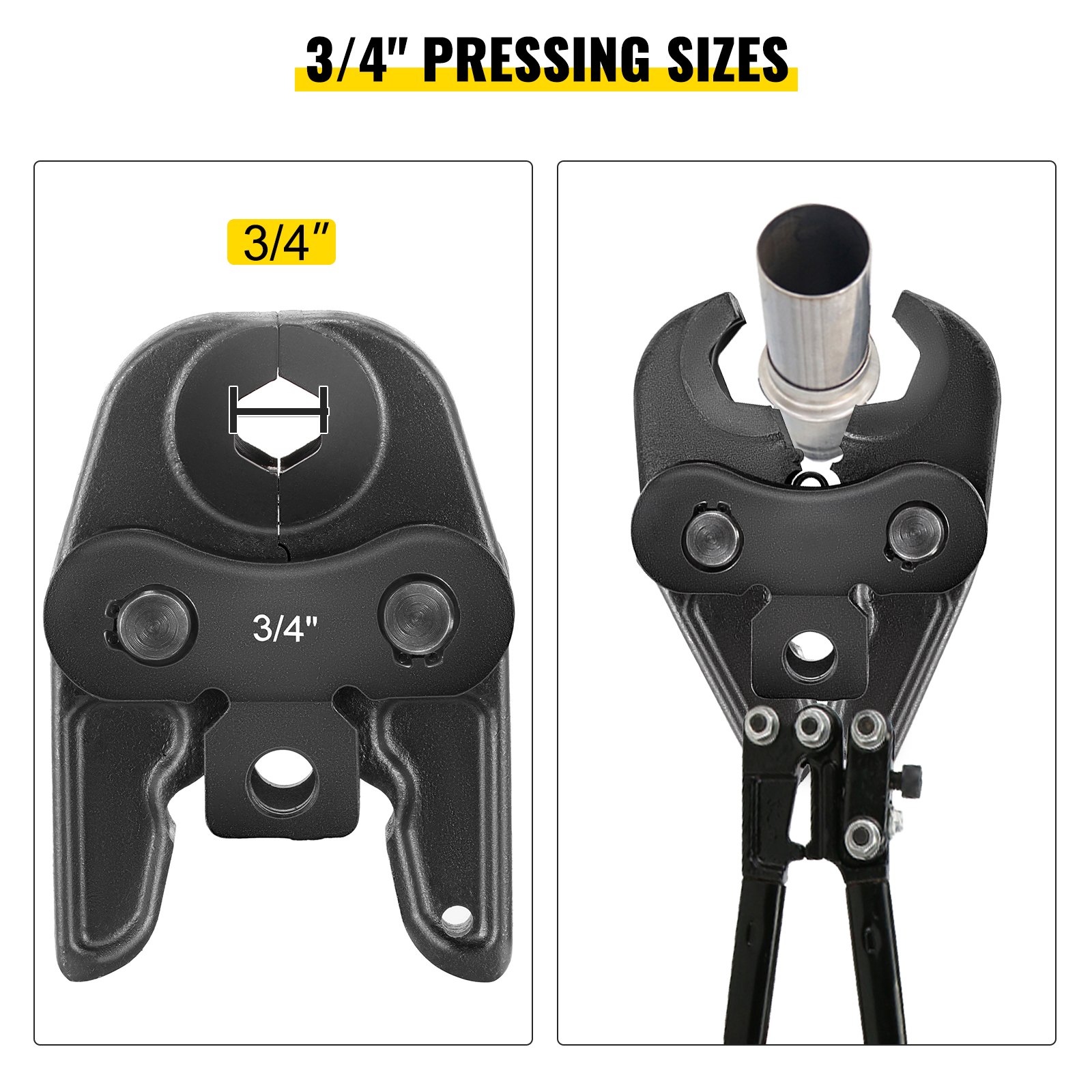 Vevor Compact Propress Jaw Tool 3/4″ Compact Press Jaw For Inline Press Tool
