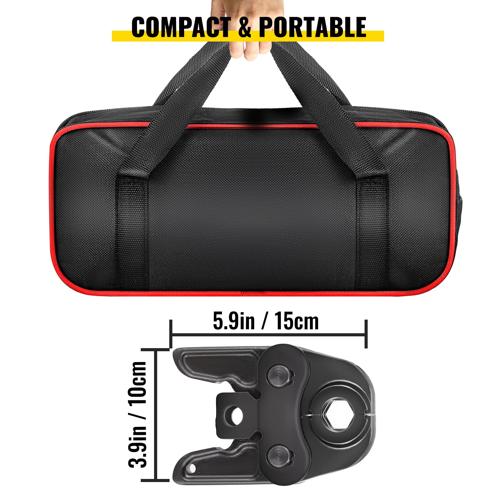 Vevor Compact Propress Jaw Tool 3/4″ Compact Press Jaw For Inline Press Tool