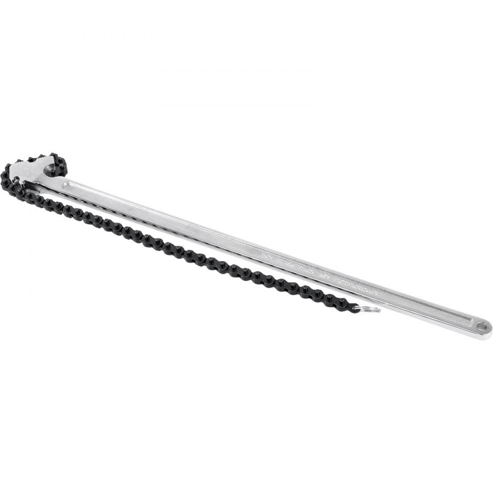 VEVOR 24inch Chain Wrench Carbon Steel Chain Pipe Wrench Heavy Duty 6.7 inch Diameter Capacity Chain Strap Filter Wrench