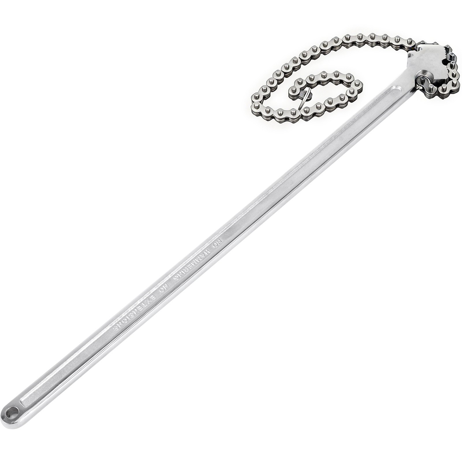 VEVOR 24inch Chain Wrench Carbon Steel Chain Pipe Wrench Heavy Duty 6.7 inch Diameter Capacity Chain Strap Filter Wrench